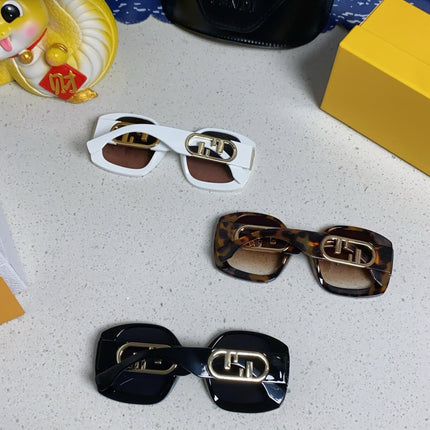 OVERSIZES FF DIAMONDS SQUARE SUNGLASSES 563315 IN ACETATE