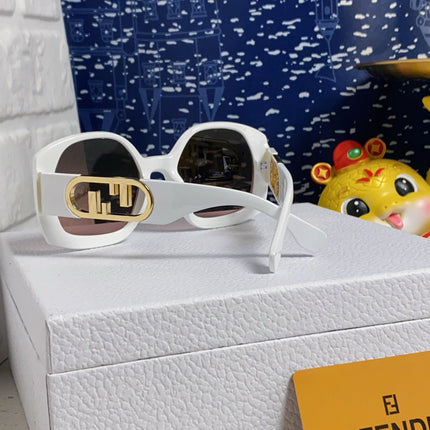 OVERSIZES FF DIAMONDS SQUARE SUNGLASSES 563315 IN ACETATE