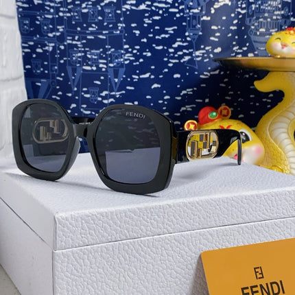 OVERSIZES FF DIAMONDS SQUARE SUNGLASSES 563315 IN ACETATE