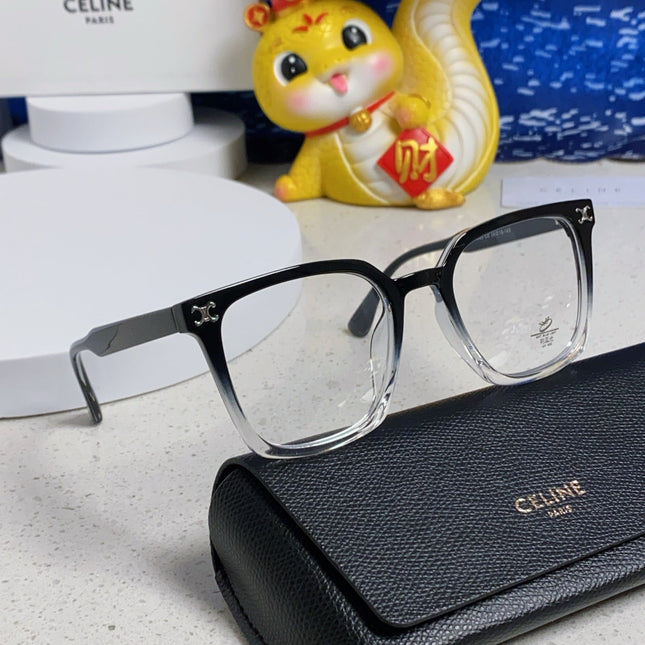 TRIOMPHE SUNGLASSES 563255 IN BLACK TO CLEAR ACETATE