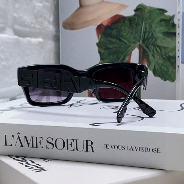 ROMA EMBOSSED RECTANGULAR FRAME SUNGLASSES 527221 IN ACETATE