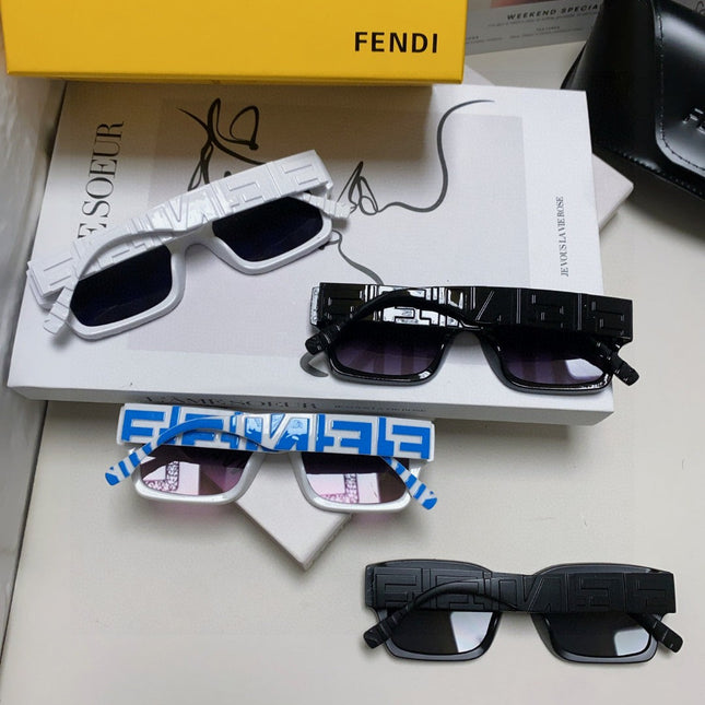 ROMA EMBOSSED RECTANGULAR FRAME SUNGLASSES 527221 IN ACETATE