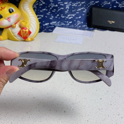 TRIOMPHE SUNGLASS 566217 IN MARBLED EFFECT ACETATE