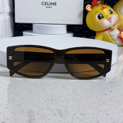 TRIOMPHE SUNGLASS 533219 IN CARAMEL ACETATE