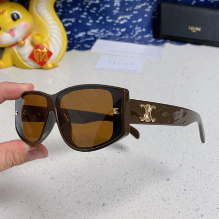 TRIOMPHE SUNGLASS 533219 IN CARAMEL ACETATE