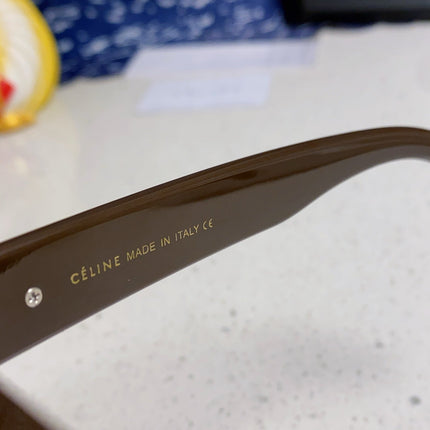 TRIOMPHE SUNGLASS 533219 IN CARAMEL ACETATE