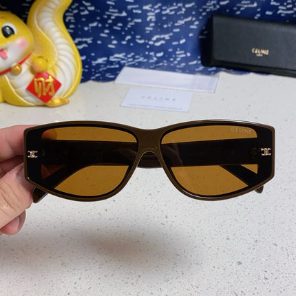 TRIOMPHE SUNGLASS 533219 IN CARAMEL ACETATE