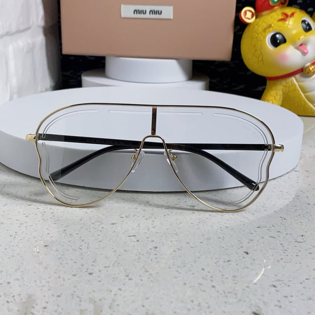 RUNWAY SUNGLASSES 571637 IN GOLD METAL CLEAR LENSES