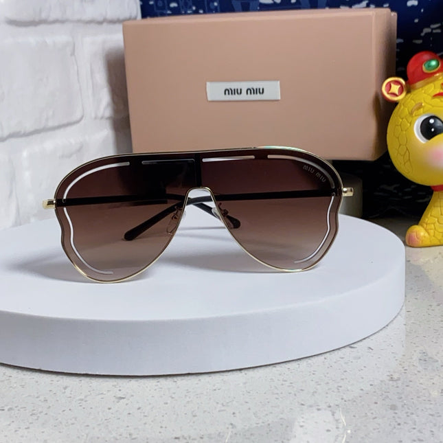RUNWAY SUNGLASSES 571638 IN GOLD METAL BROWN SMOKE LENSES