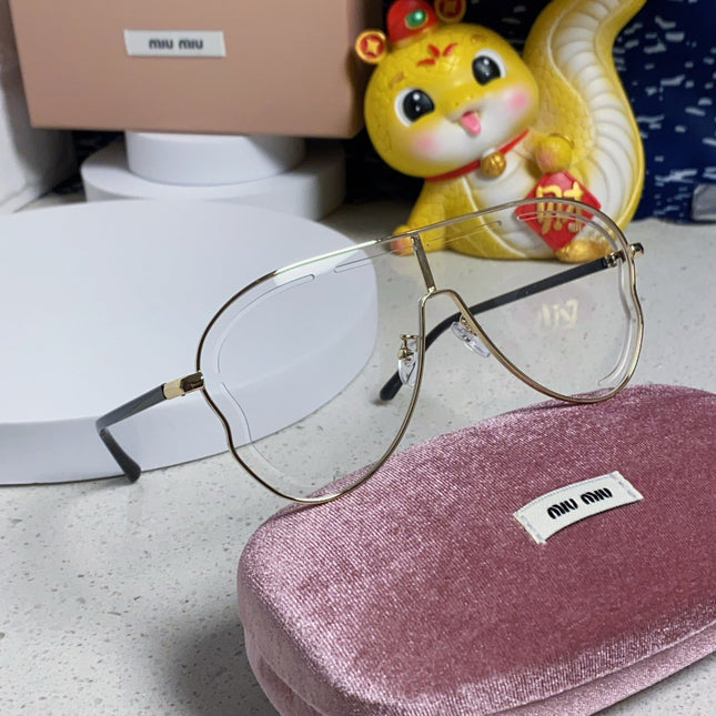 RUNWAY SUNGLASSES 571637 IN GOLD METAL CLEAR LENSES