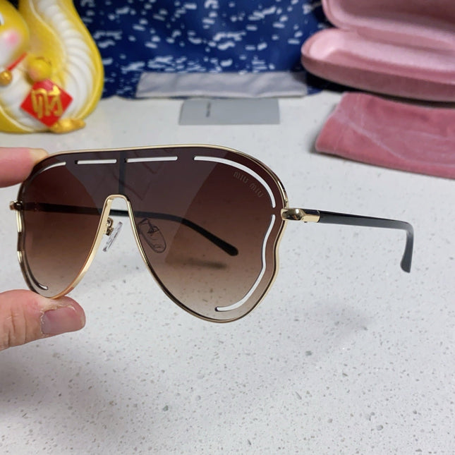 RUNWAY SUNGLASSES 571638 IN GOLD METAL BROWN SMOKE LENSES