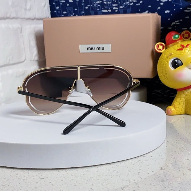 RUNWAY SUNGLASSES 571638 IN GOLD METAL BROWN SMOKE LENSES