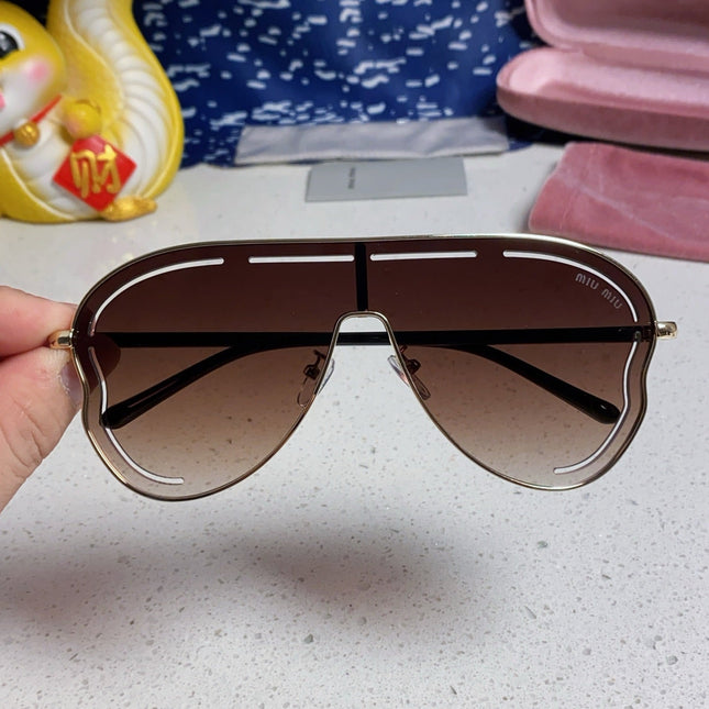 RUNWAY SUNGLASSES 571638 IN GOLD METAL BROWN SMOKE LENSES