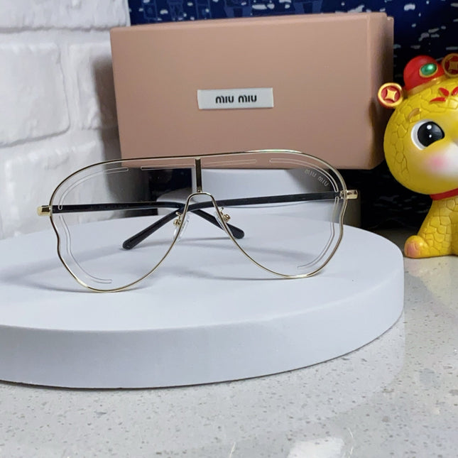 RUNWAY SUNGLASSES 571637 IN GOLD METAL CLEAR LENSES