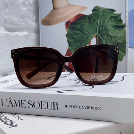 TRIOMPHE SUNGLASSES 573248 IN BROWN ACETATE METAL LOGO