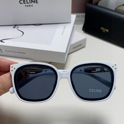TRIOMPHE SUNGLASSES 573250 IN WHITE ACETATE METAL LOGO