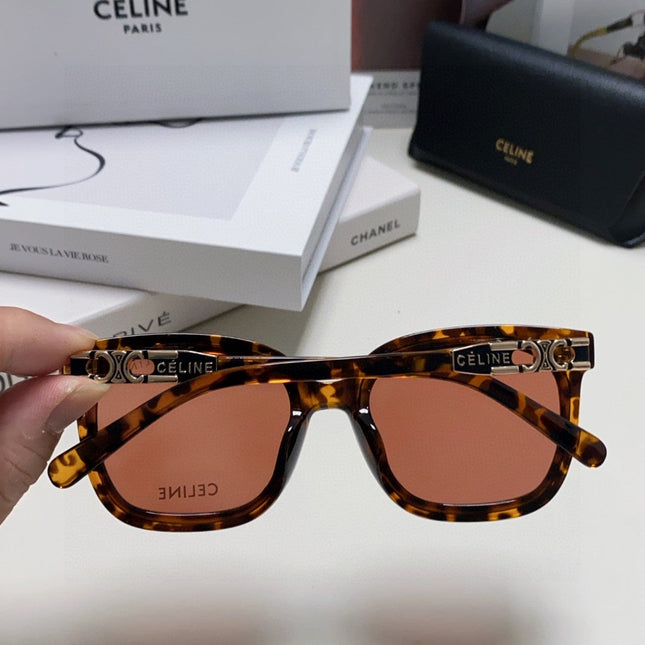 TRIOMPHE SUNGLASSES 573251 IN HAVANA ACETATE METAL LOGO
