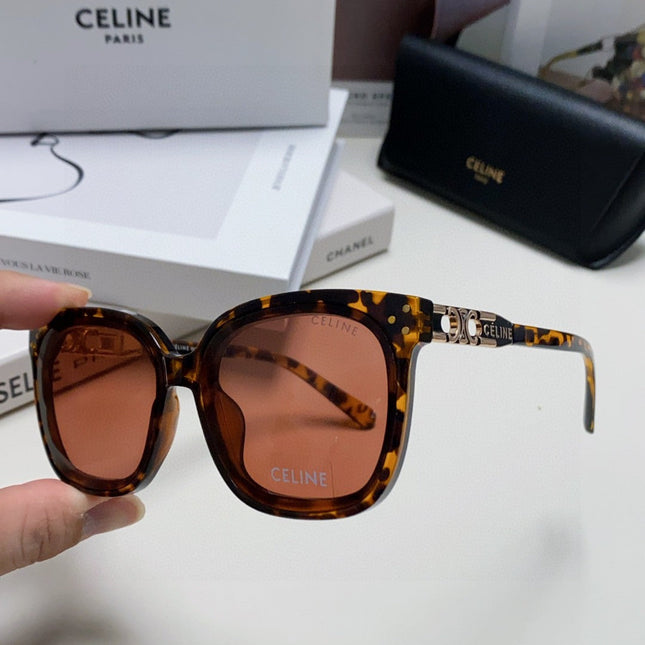 TRIOMPHE SUNGLASSES 573251 IN HAVANA ACETATE METAL LOGO