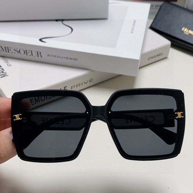 TRIOMPHE SUNGLASSES 573256 IN BLACK ACETATE