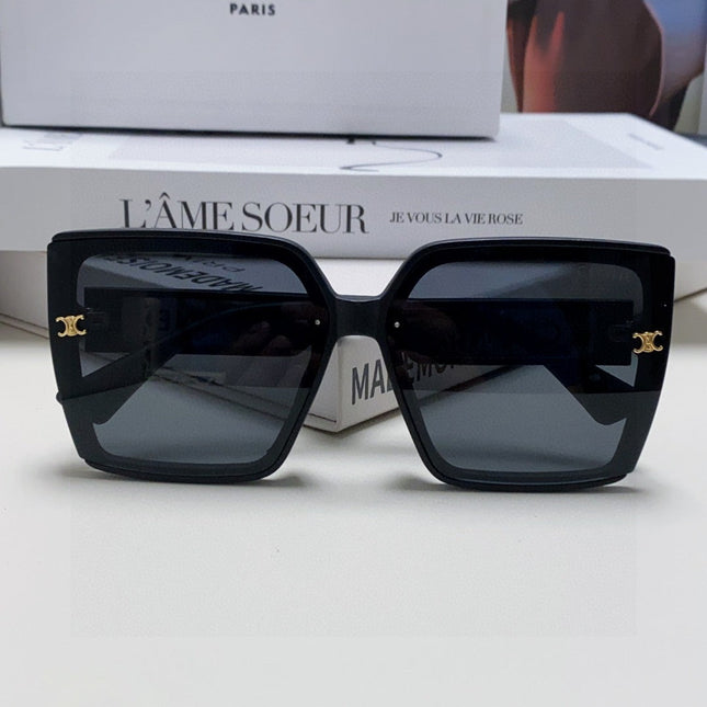 TRIOMPHE SUNGLASSES 573256 IN BLACK ACETATE