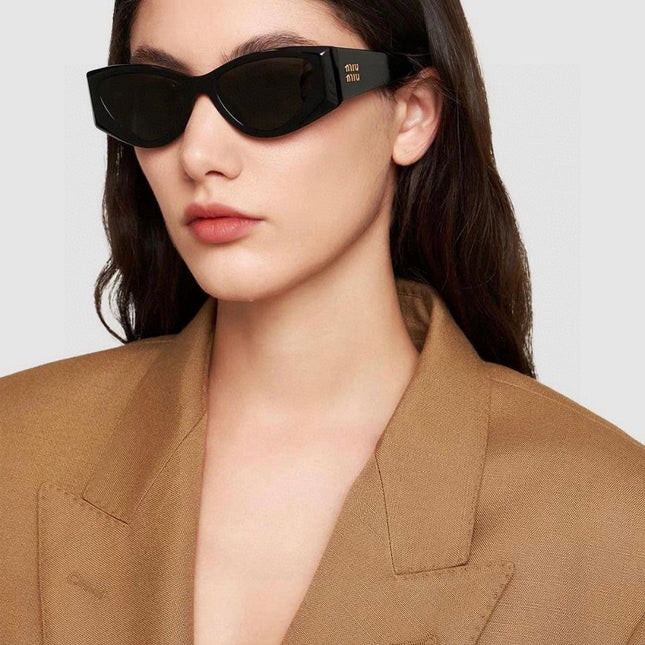 LOGO SUNGLASSES 576812 IN BLACK ACETATE