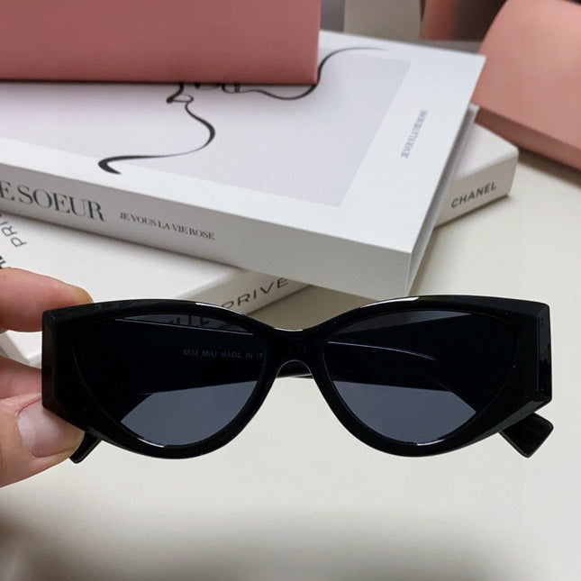 LOGO SUNGLASSES 576812 IN BLACK ACETATE