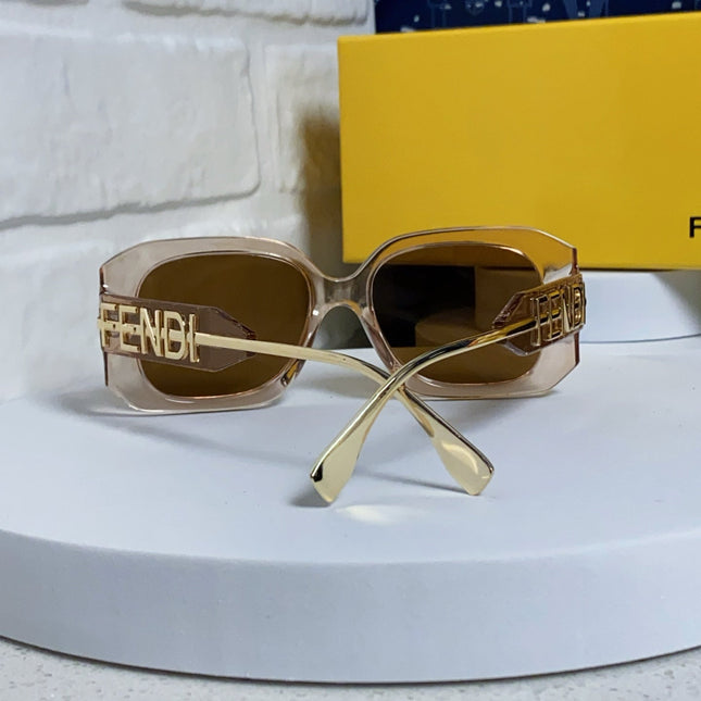 OVERSIZES FF DIAMONDS SQUARE SUNGLASSES 551639 IN ACETATE