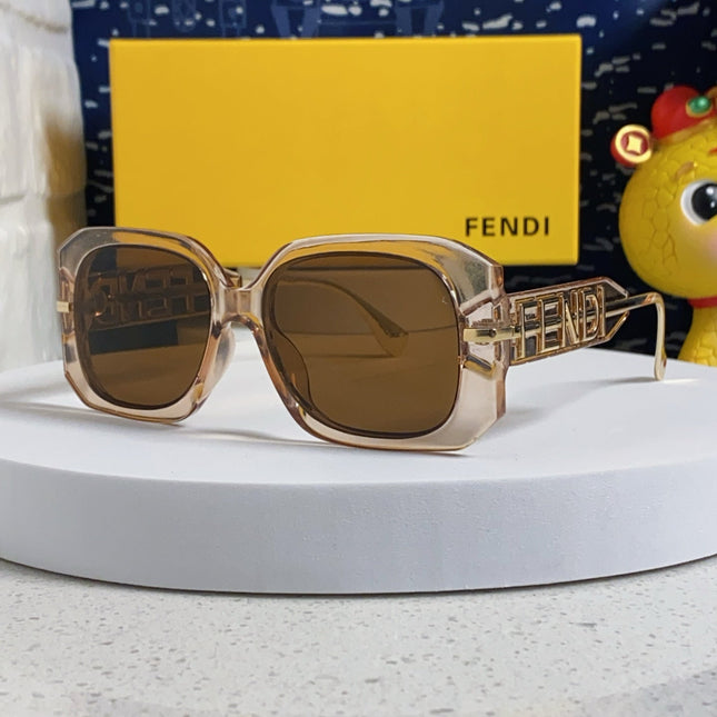 OVERSIZES FF DIAMONDS SQUARE SUNGLASSES 551639 IN ACETATE