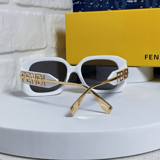 OVERSIZES FF DIAMONDS SQUARE SUNGLASSES 551639 IN ACETATE