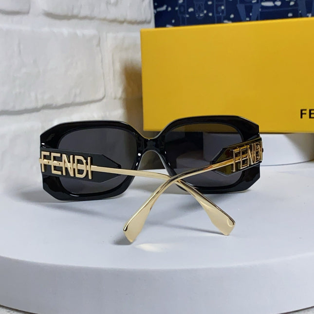 OVERSIZES FF DIAMONDS SQUARE SUNGLASSES 551639 IN ACETATE