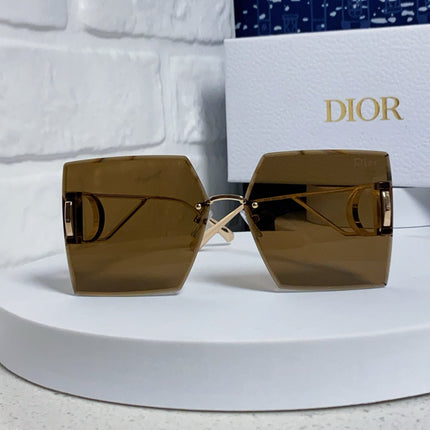 30MONTAIGNE S7U SUNGLASS 578108 IN GOLD METAL BROWN LENSES