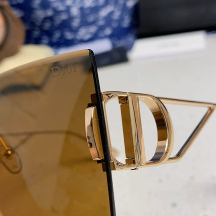 30MONTAIGNE S7U SUNGLASS 578108 IN GOLD METAL BROWN LENSES