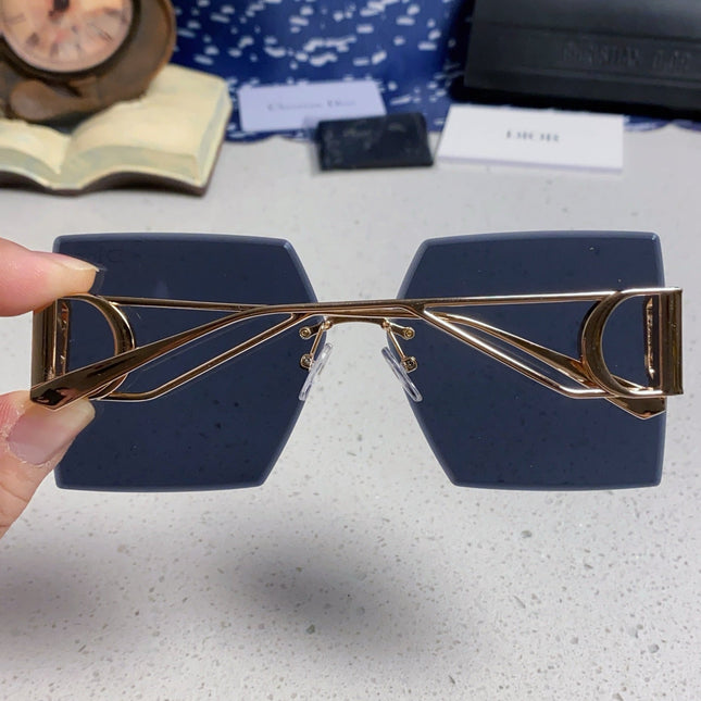 30MONTAIGNE S7U SUNGLASS 578110 IN GOLD METAL GREY LENSES