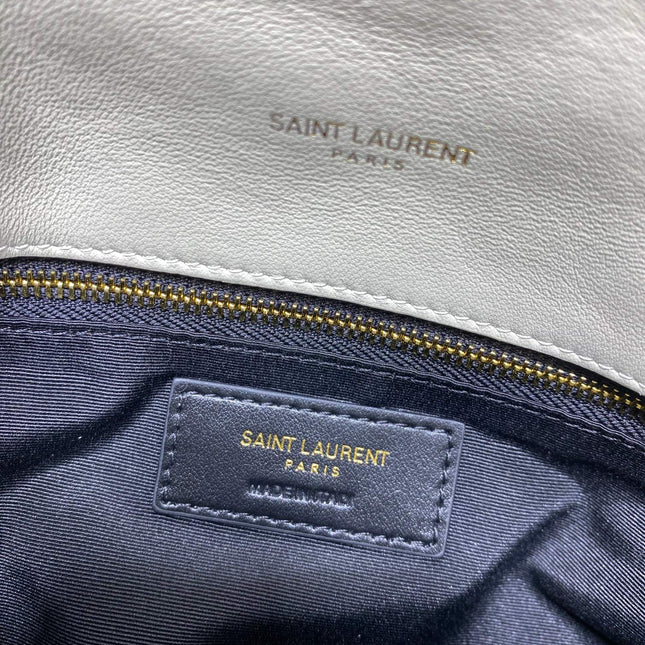 PUFFER TOY 23 IN WHITE LAMBSKIN GOLD HARDWARE