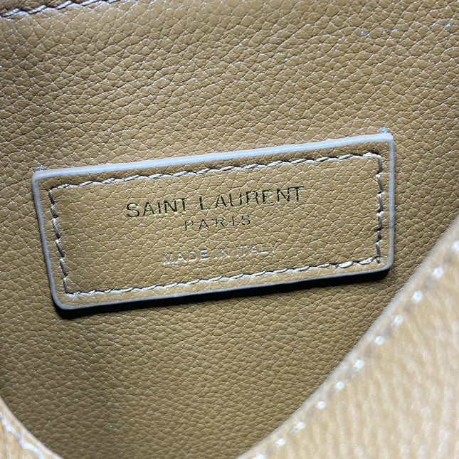 LE 5 À 7 LARGE SUPPLE BAG 31 IN TORTILLA BROWN CALFSKIN