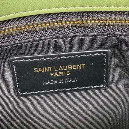 PUFFER TOY 23 IN FERN GREEN LAMBSKIN GOLD HARDWARE