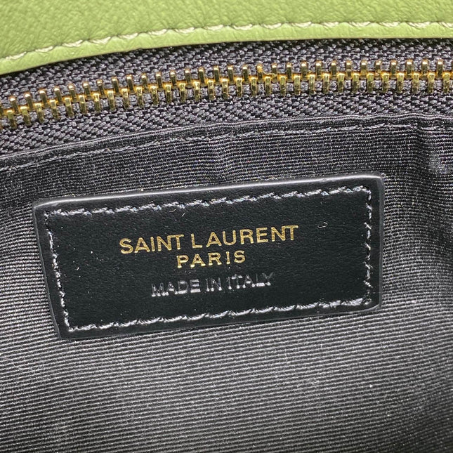 PUFFER TOY 23 IN FERN GREEN LAMBSKIN GOLD HARDWARE