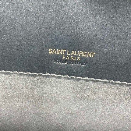 LE 37 MEDIUM BUCKET BAG 25 IN BLACK CALFSKIN GOLD HARDWARE