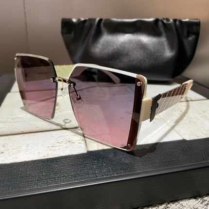 OVERSIZED FF DIAMONDS SQUARE FRAME SUNGLASSES 518548 IN ACETATE