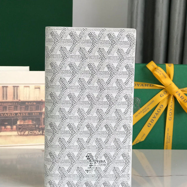 RICHELIEU WALLET 19 IN WHITE GOYARDINE CANVAS