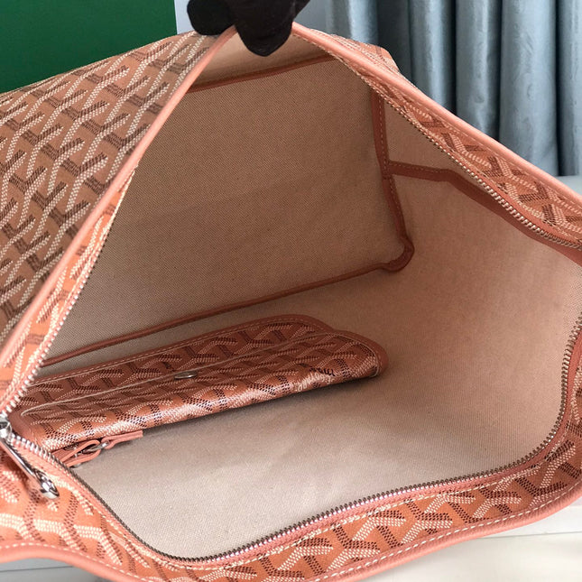 HOBO BOHÈME 42 IN MANHATTAN PINK GOYARDINE CANVAS AND LAMBSKIN