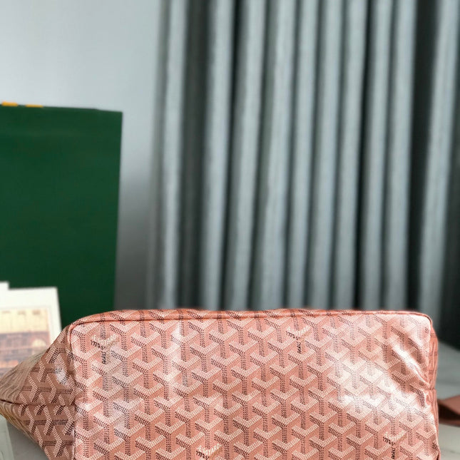 SAINT LOUIS PM 34 IN MANHATTAN PINK GOYARDINE CANVAS AND CALFSKIN