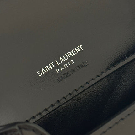 SOLFERINO 18 BLACK CALFSKIN PHONE BAG