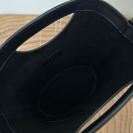 MINI 29 BLACK SOLF CALFSKIN BASKET BAG