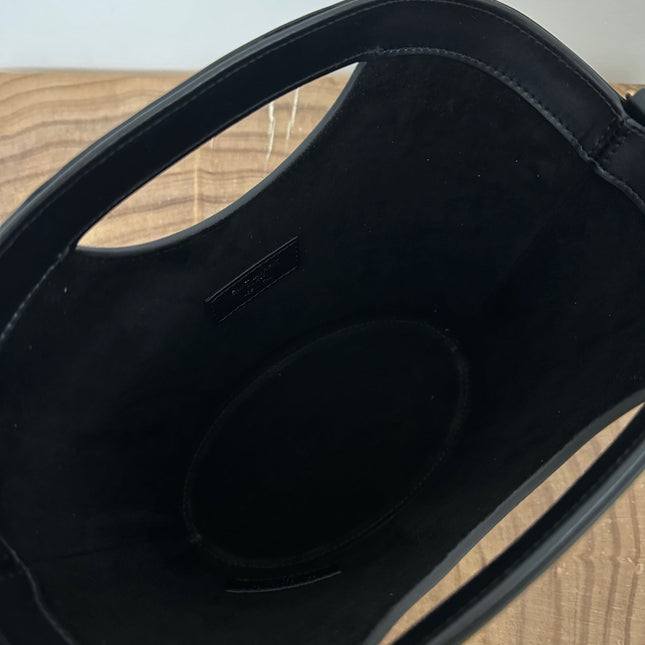 MINI 29 BLACK SOLF CALFSKIN BASKET BAG
