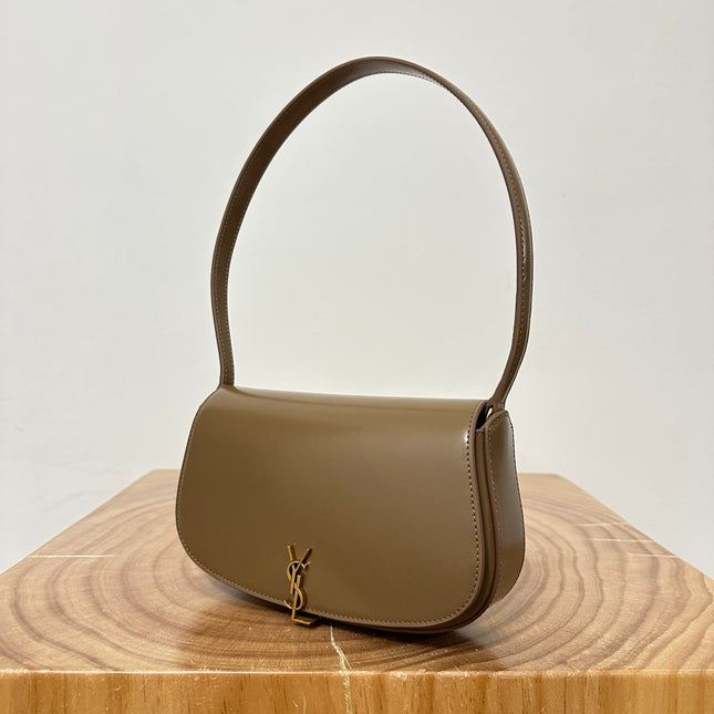 VOLTAIRE 17 CARAMEL BROWN CALFSKIN BAG