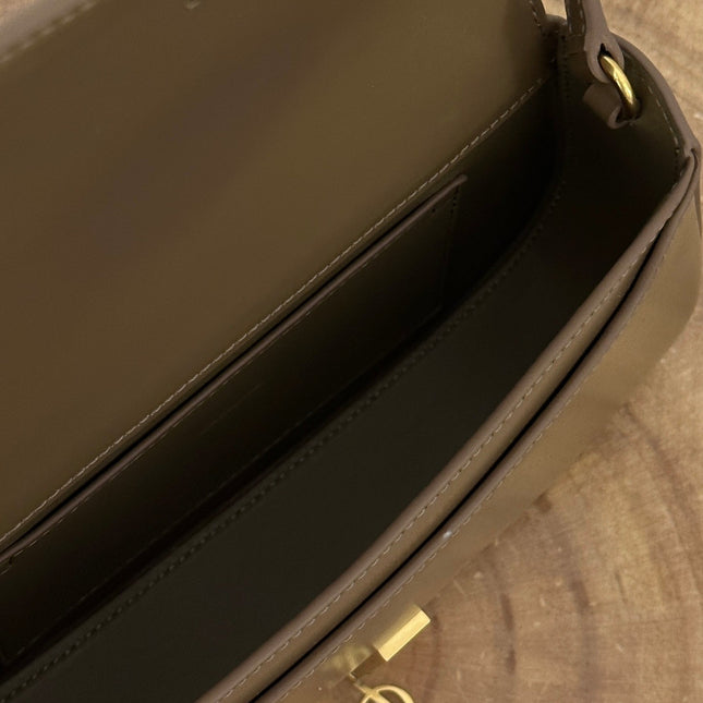 VOLTAIRE 17 CARAMEL BROWN CALFSKIN BAG