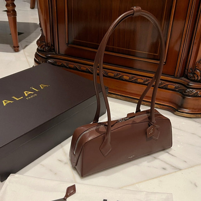 LE TECKEL MEDIUM BAG 33 IN QUINCY BROWN GOATSKIN