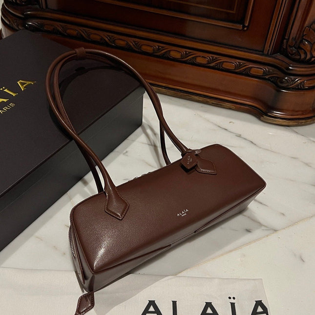 LE TECKEL MEDIUM BAG 33 IN QUINCY BROWN GOATSKIN