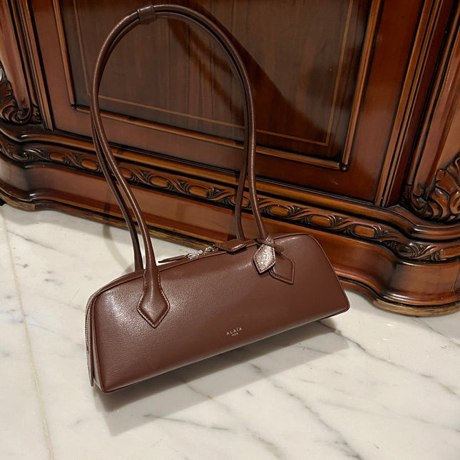 LE TECKEL MEDIUM BAG 33 IN QUINCY BROWN GOATSKIN